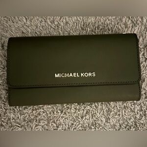 Michael Kors Dark Green Wallet